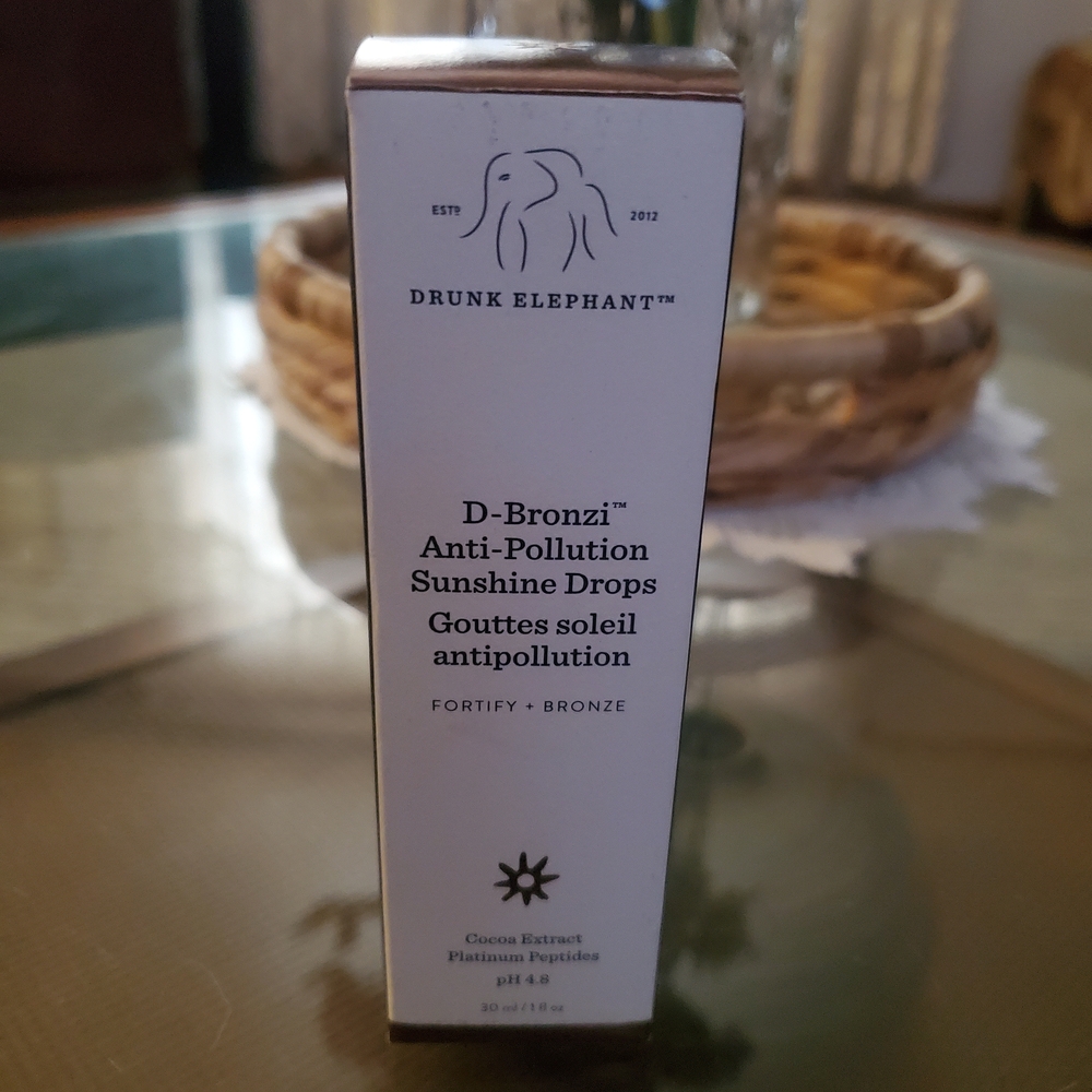 Drunk Elephant D-Bronzi Anti Pollution Sunshine Drops 1 Oz New